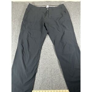 ExOfficio Pants Mens 42x32 Black Nylon‎ Blend Hiking Pocket Travel Outdoor
